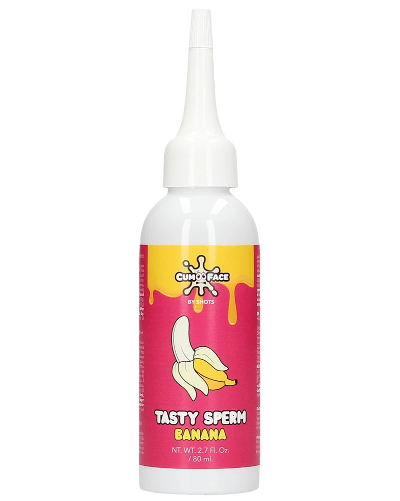 Play Wiv Me Eau Aromatisée TASTYSPERM Pour Cum Face - Banane 80ml