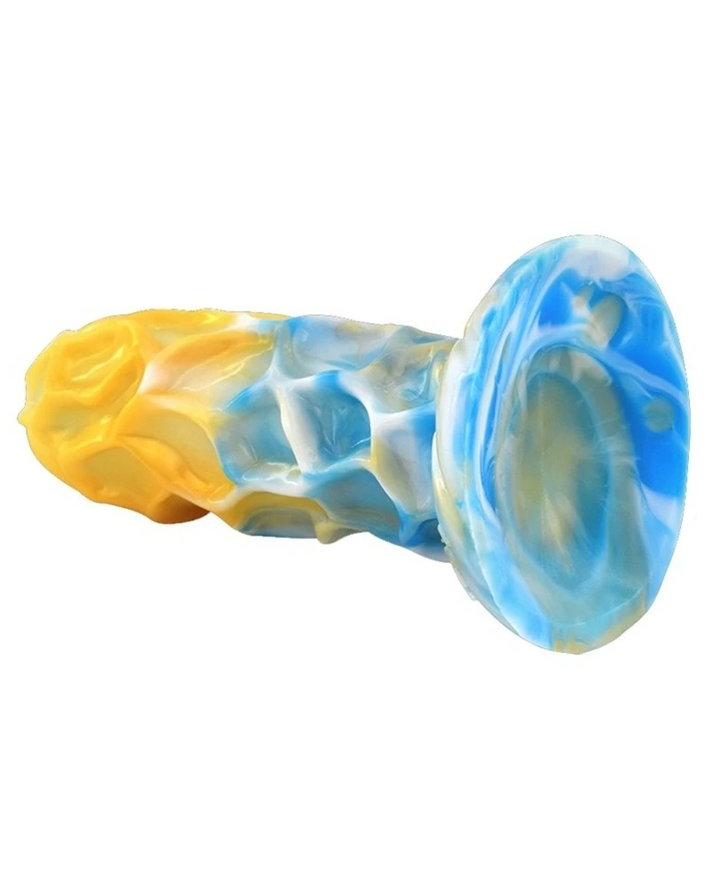 F*CK MY COLOR Gode Dragonis 16 X 5.5cm Doré-Bleu – Image 2