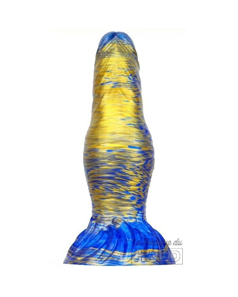 MetallicAnal Gode Fantasy Duxel 17 X 6cm Bleu-doré – Image 2