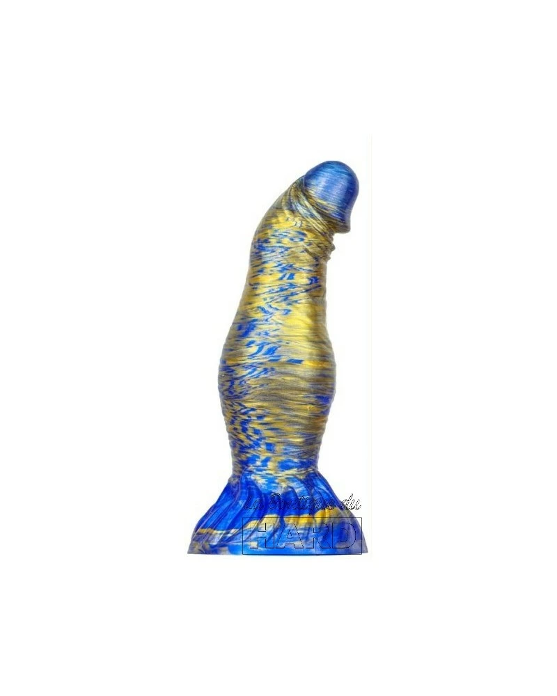MetallicAnal Gode Fantasy Duxel 17 X 6cm Bleu-doré – Image 3
