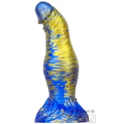 MetallicAnal Gode Fantasy Duxel 17 X 6cm Bleu-doré