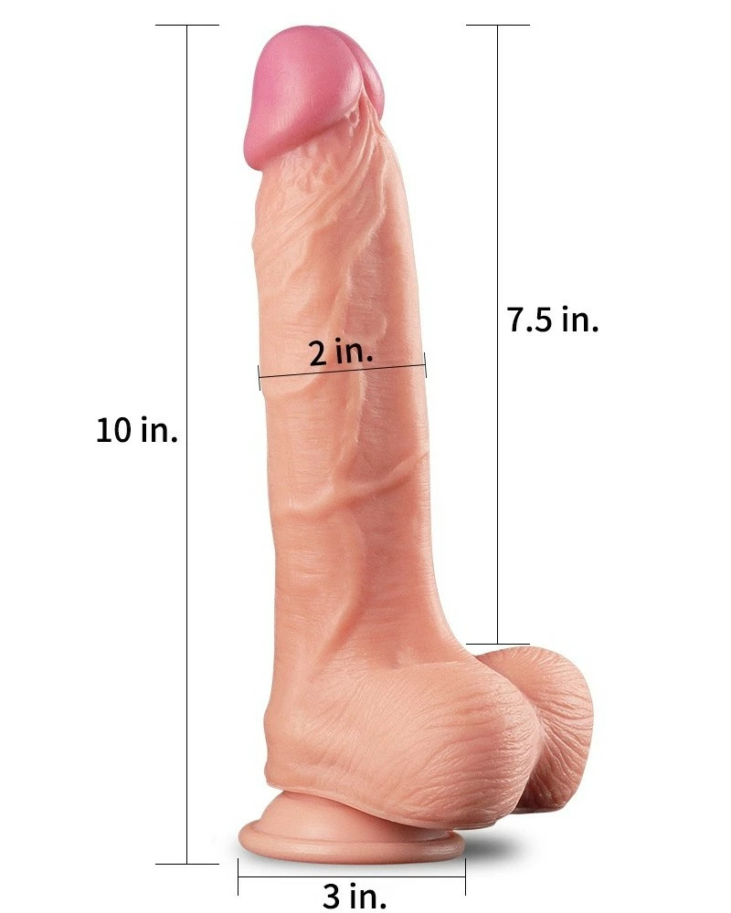 Gode Réaliste Uppy King Size Nature Cock 19 X 5cm – Image 3