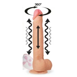 Gode Rotatif Cesur Centauro 18 X 4cm