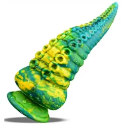ToppedMonster Gode Tentacule Sealik 20 X 8cm Jaune-Vert