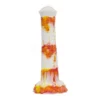 F*CK MY COLOR Gode Tork 23 X 5.5cm Blanc-Orange