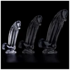 ClearlyHorny Gode Transparent Kolk S 12 X 3.5cm