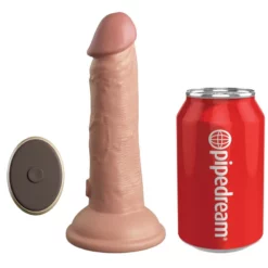 King Cock Elite Gode Vibrant 2Density Six - 15.5 X 4cm