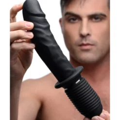 Master Series Gode Vibrant Avec Percussions Power Pounder 17 X 4.5 Cm