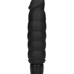 Shots Toys Gode Vibrant Ribbed 13 X 3.6cm Noir